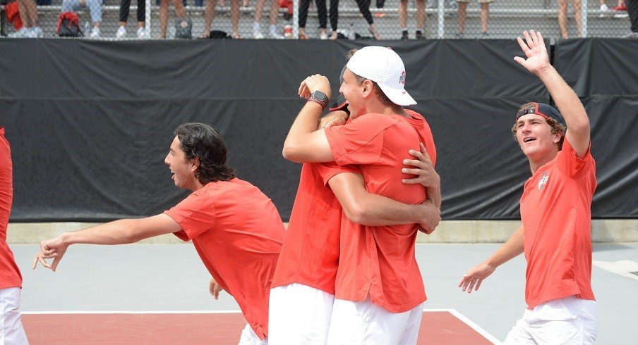 Featured image for Ohio State Men's Tennis Advances to NCAA Quarterfinals with Win over Arizona.