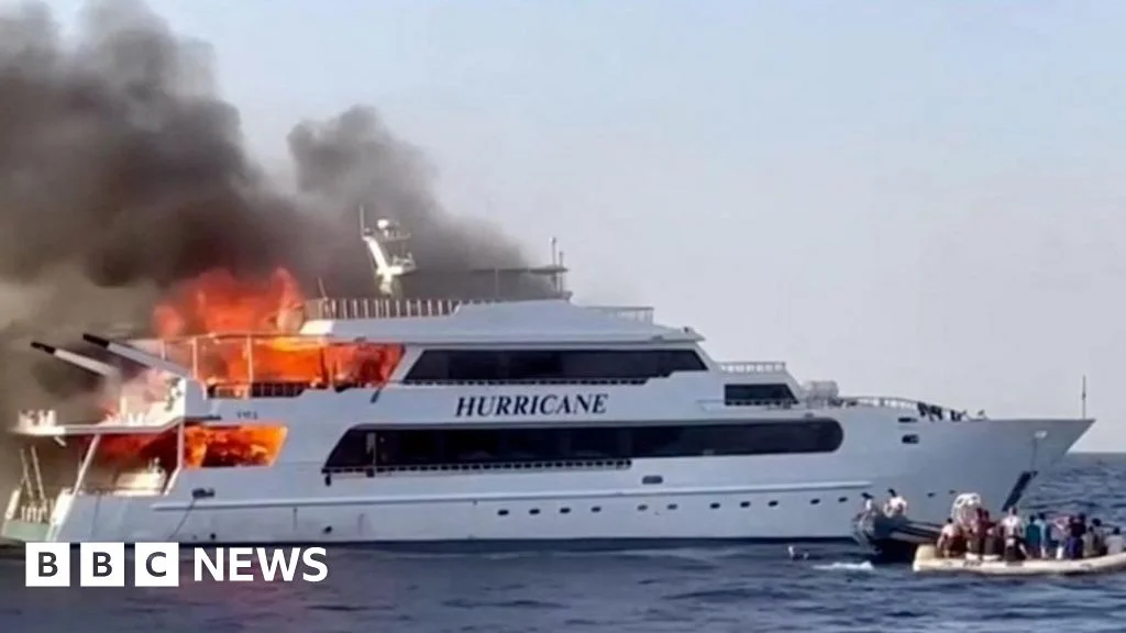 Three British Tourists Missing in Egypt Boat Fire