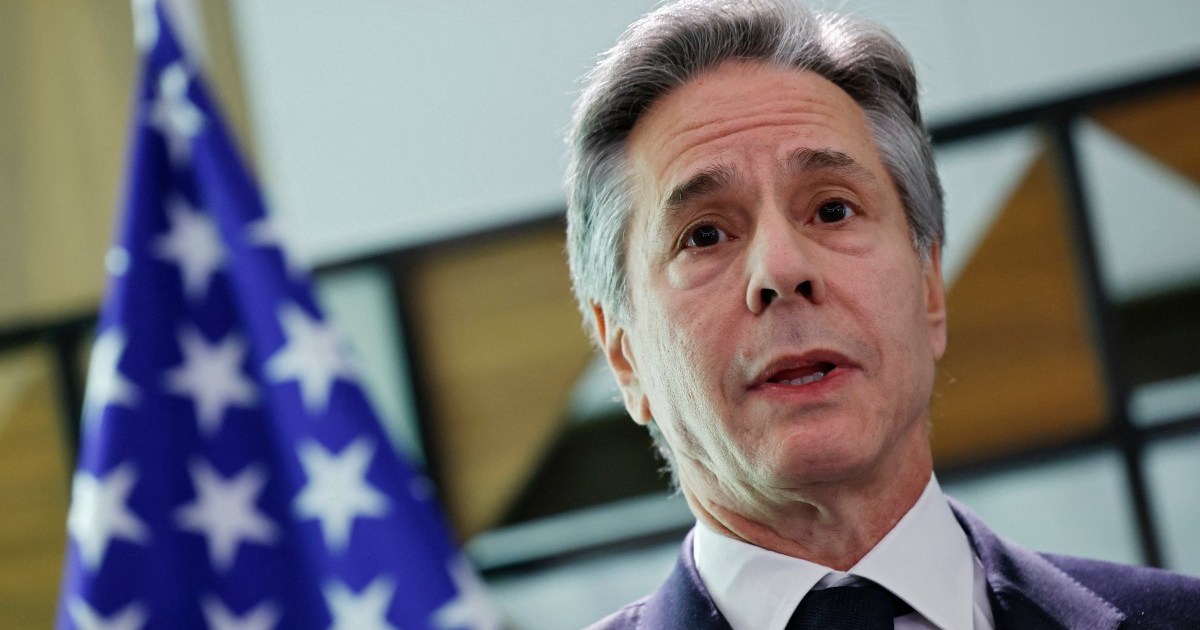 "Blinken Advocates Palestinian Statehood as Key to Mideast Stability and Isolating Iran"