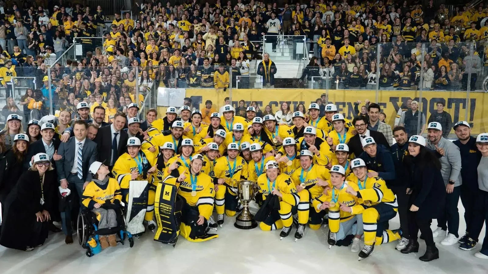 Michigan Rallies to Claim Big Ten Crown on Home Ice