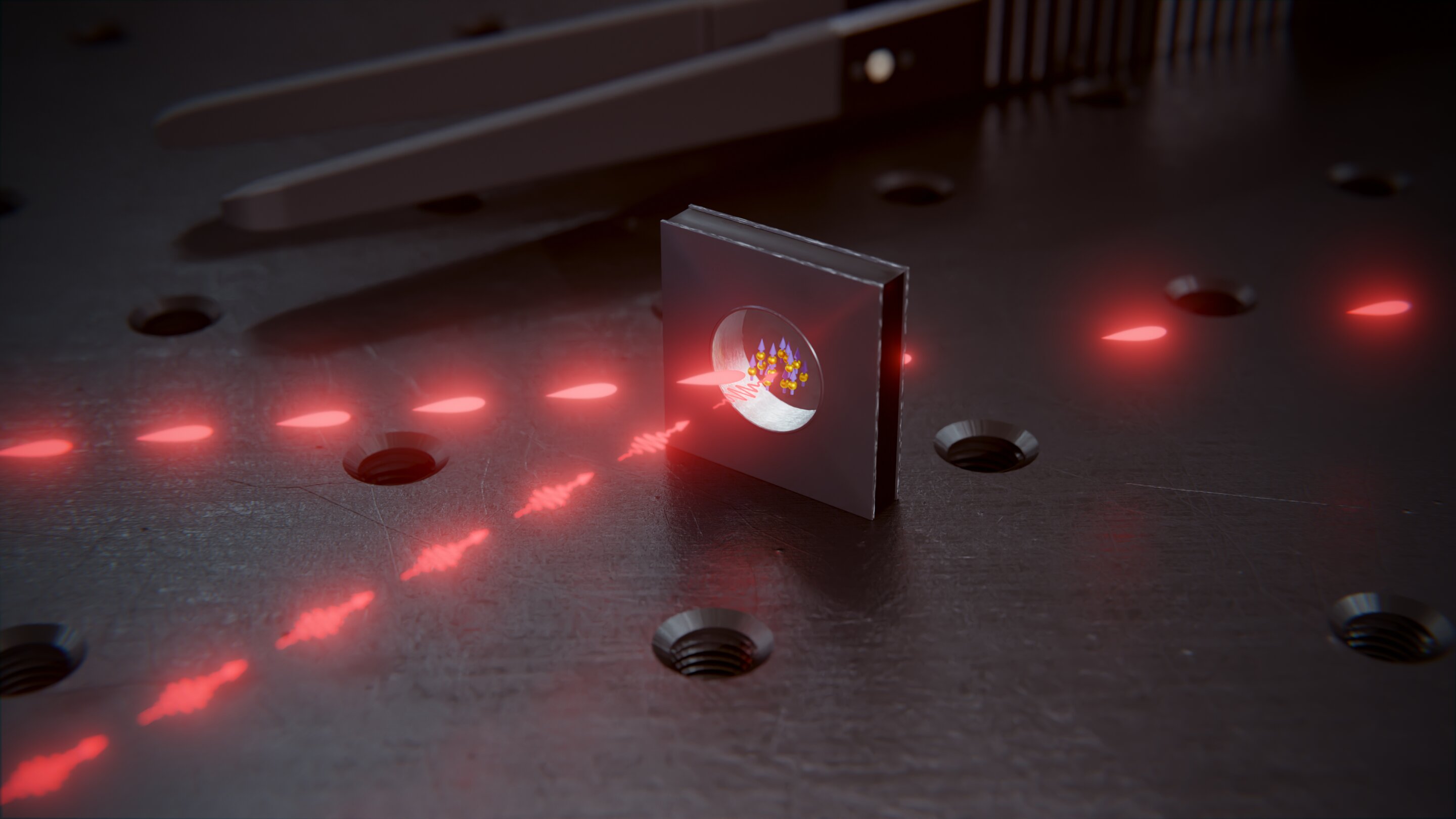 Featured image for "Mass-Producible Miniature Quantum Memory Element Developed by Scientists"