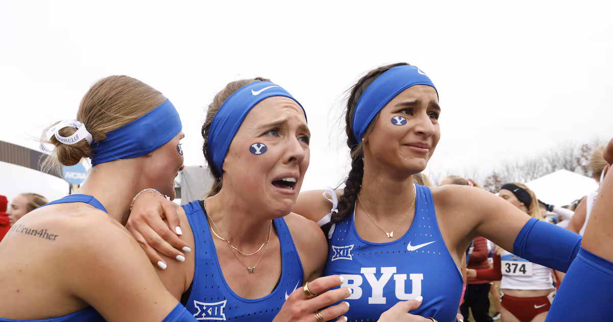 Featured image for BYU Women's Cross Country Wins 2024 NCAA Championship with Unique Inspiration