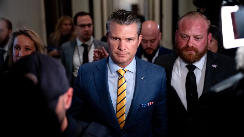 Trump Backs Hegseth for Pentagon Despite Senate Skepticism