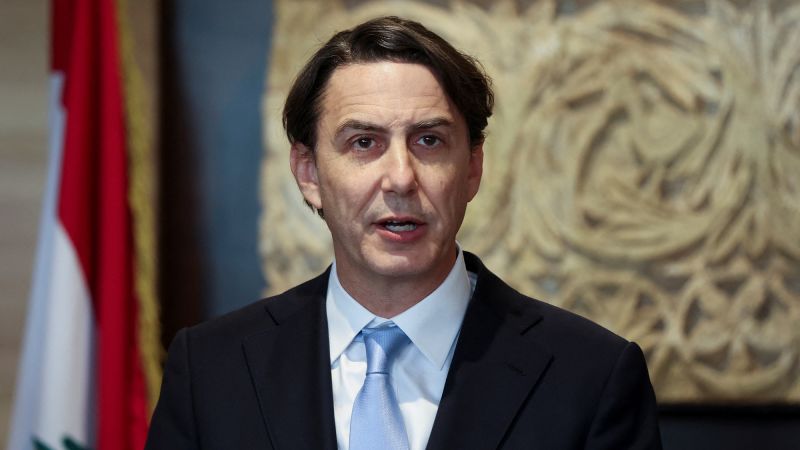 US Envoy in Beirut as Lebanon Positively Responds to Ceasefire Proposal