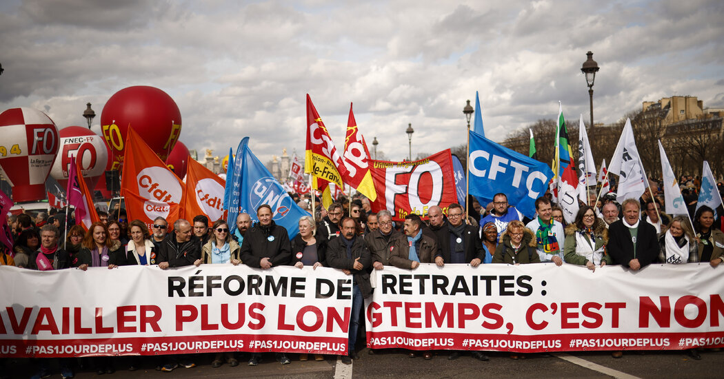 Retirement Reform Sparks Massive Protests in France.