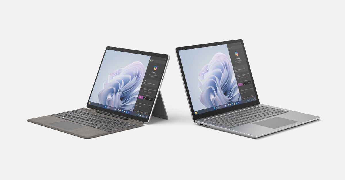 Featured image for "Microsoft Unveils Surface Pro 10 and Surface Laptop 6 with Dedicated AI Features"