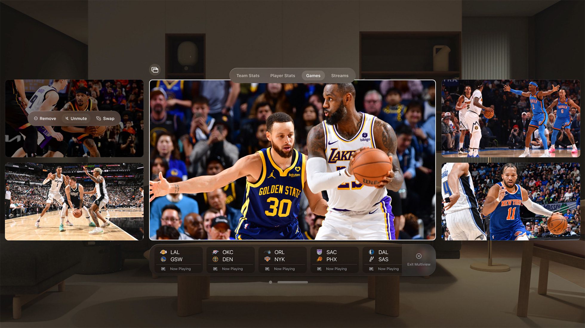 Featured image for Apple Vision Pro to Offer Immersive Live NBA Games in 2026