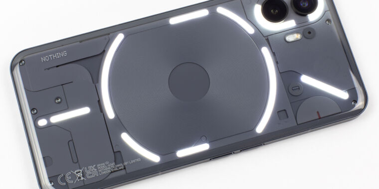 Featured image for "Nothing Phone 2 bridges the iMessage gap, bringing blue bubbles to Android"