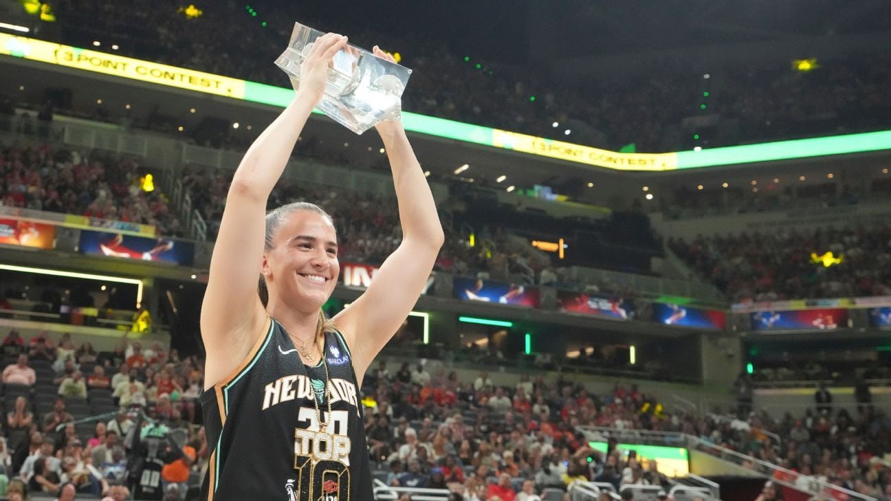 Featured image for Liberty's Ionescu Wins Second 3-Point Contest Title