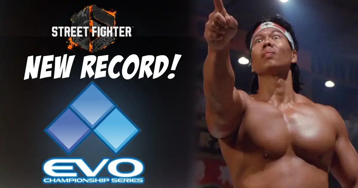 Featured image for Street Fighter 6 dominates EVO and Twitch with record-breaking entrants and viewership.