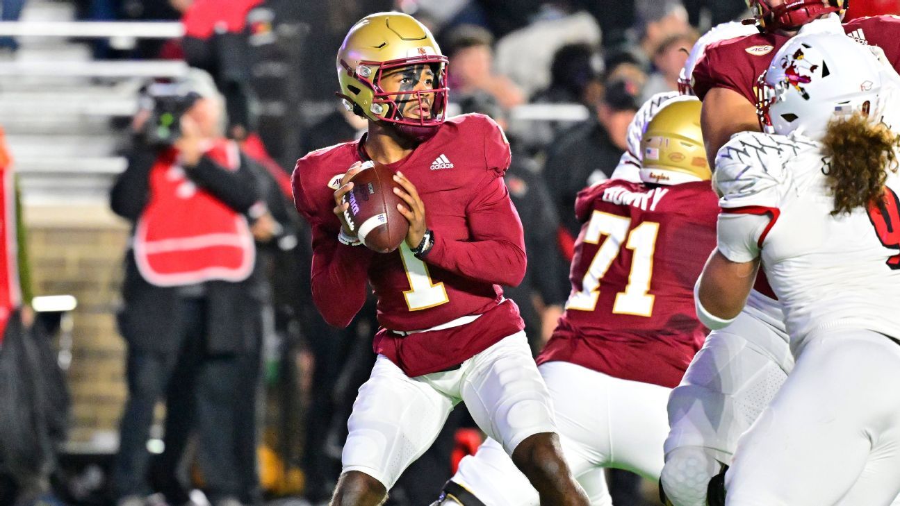 Featured image for BC QB Thomas Castellanos Departs After Losing Starting Role to Grayson James