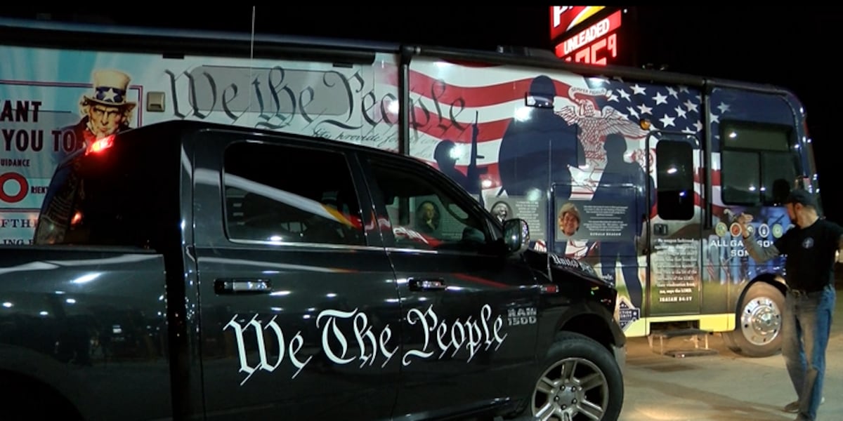 Featured image for "Border Convoy Rallies Veterans to Protest Migrant Influx in Texas"