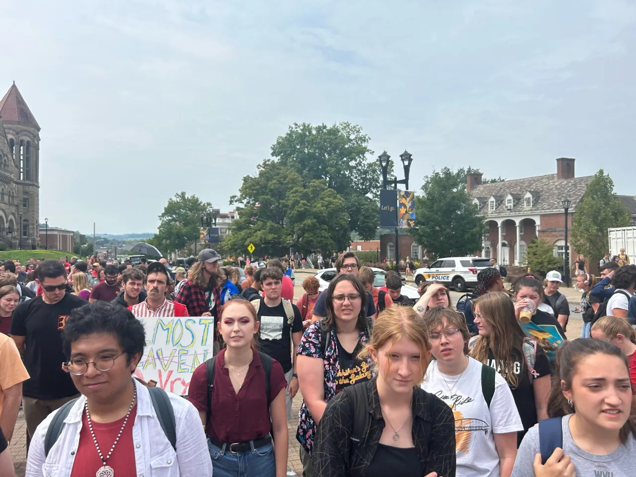 Featured image for WVU students stage walkout against program cuts