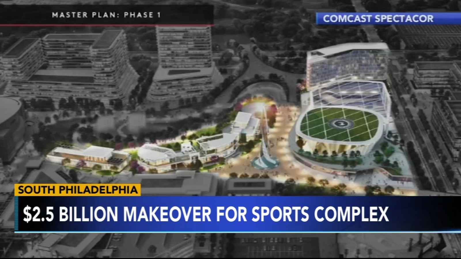 Featured image for "South Philly Sports Complex Set for $2.5B Transformation and Xfinity Live! Renovation"