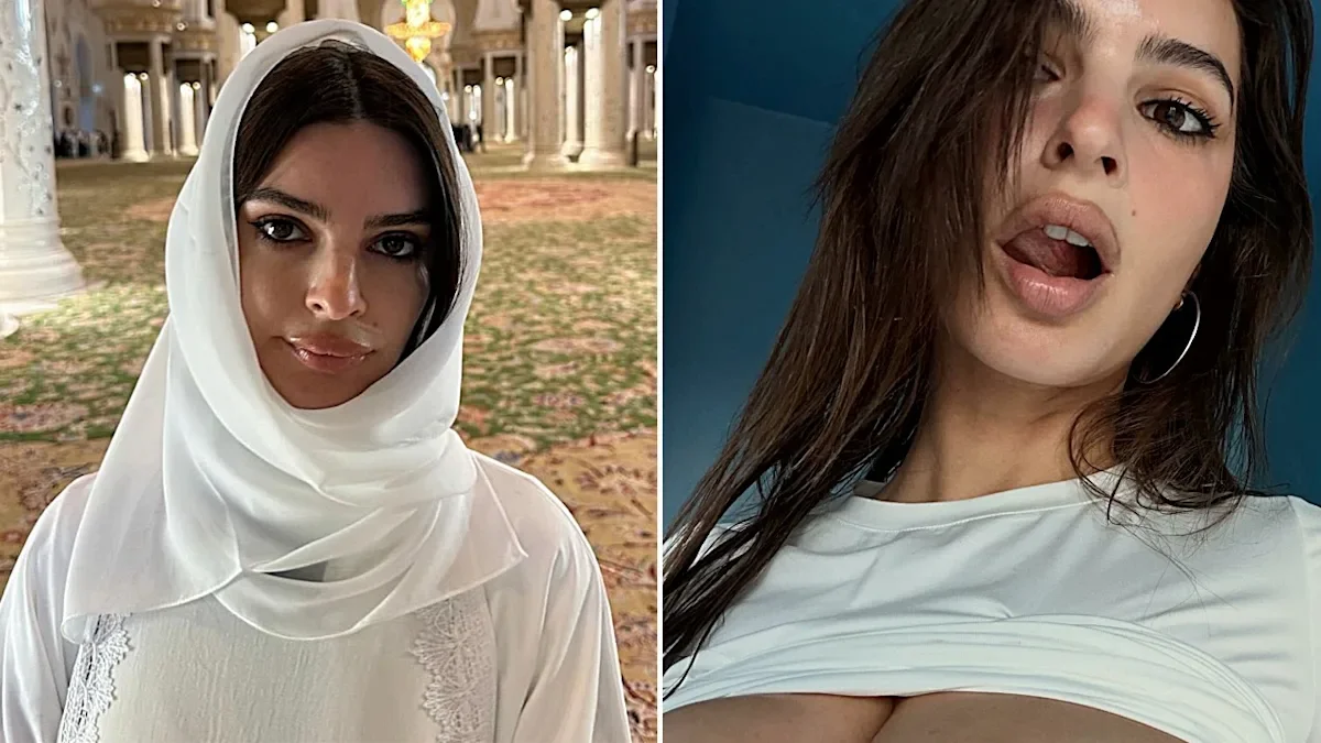 Featured image for Emily Ratajkowski Stuns in Sheer Skirt and Bra Top