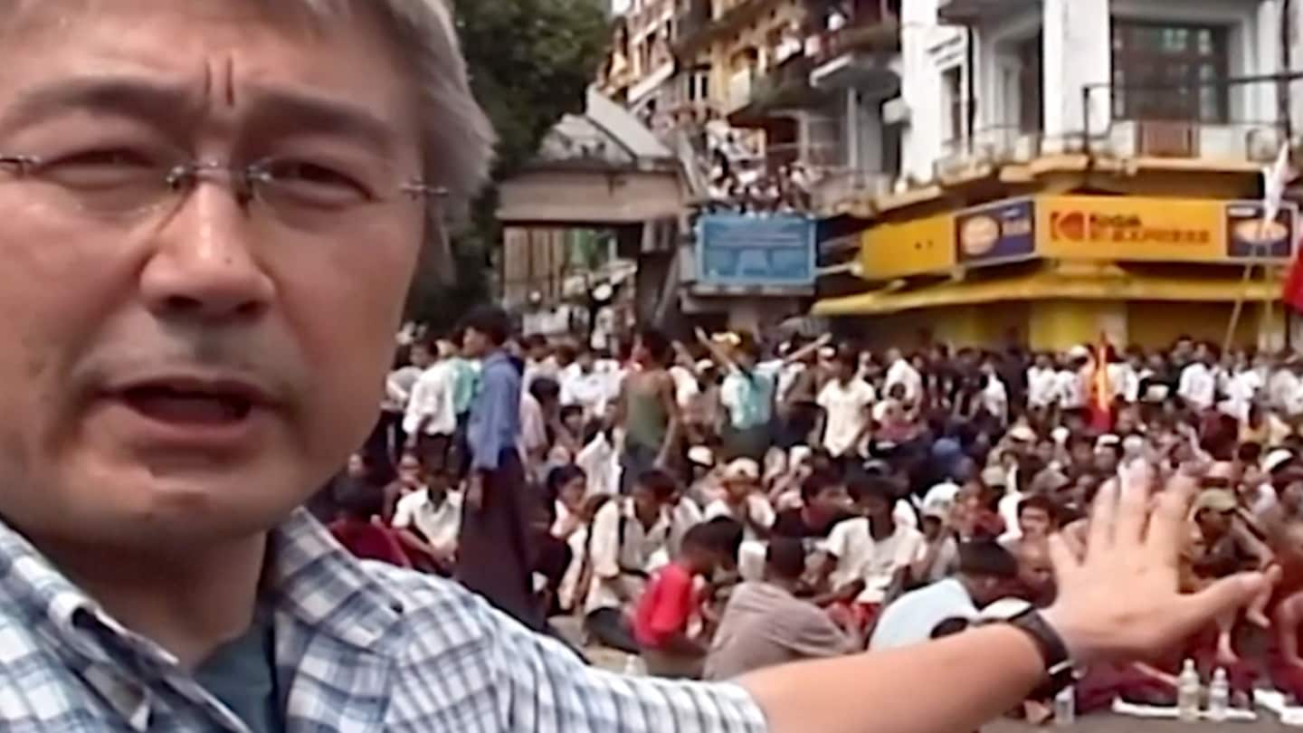 Unseen footage from slain Japanese journalist's camera surfaces after 15 years in Myanmar