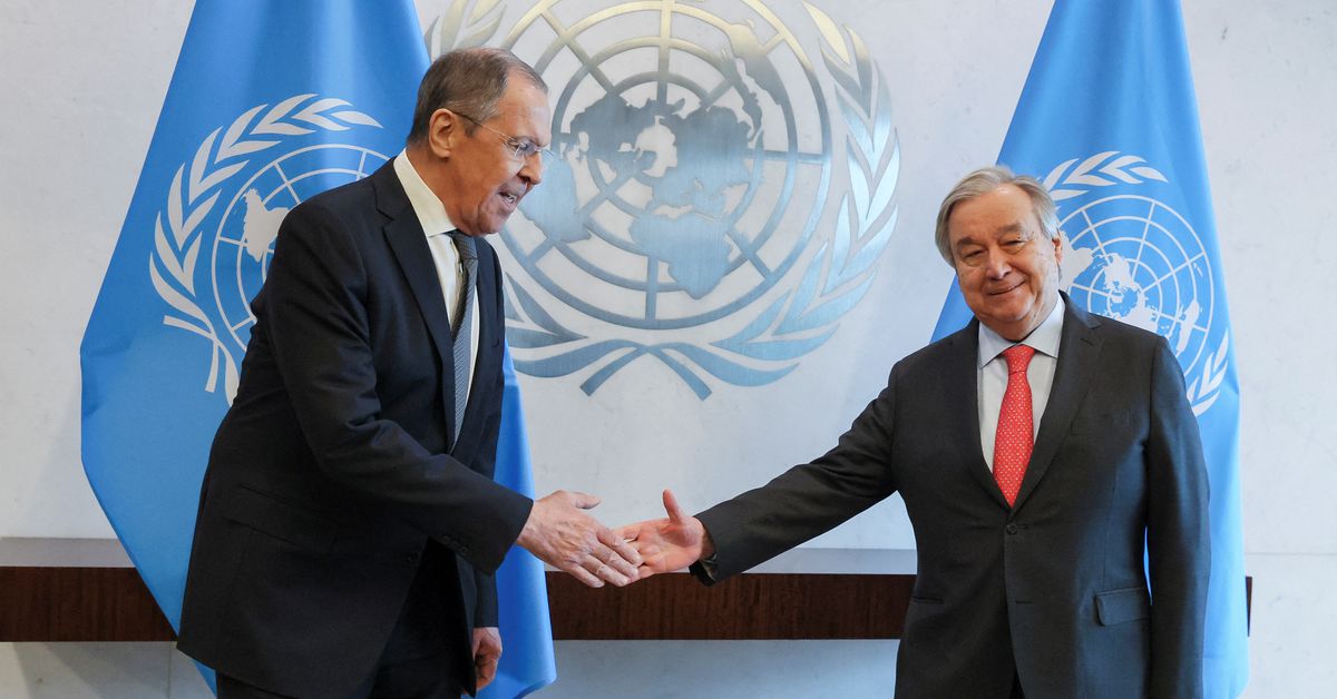UN chief suggests solution for Ukraine Black Sea grain deal in letter to Putin.