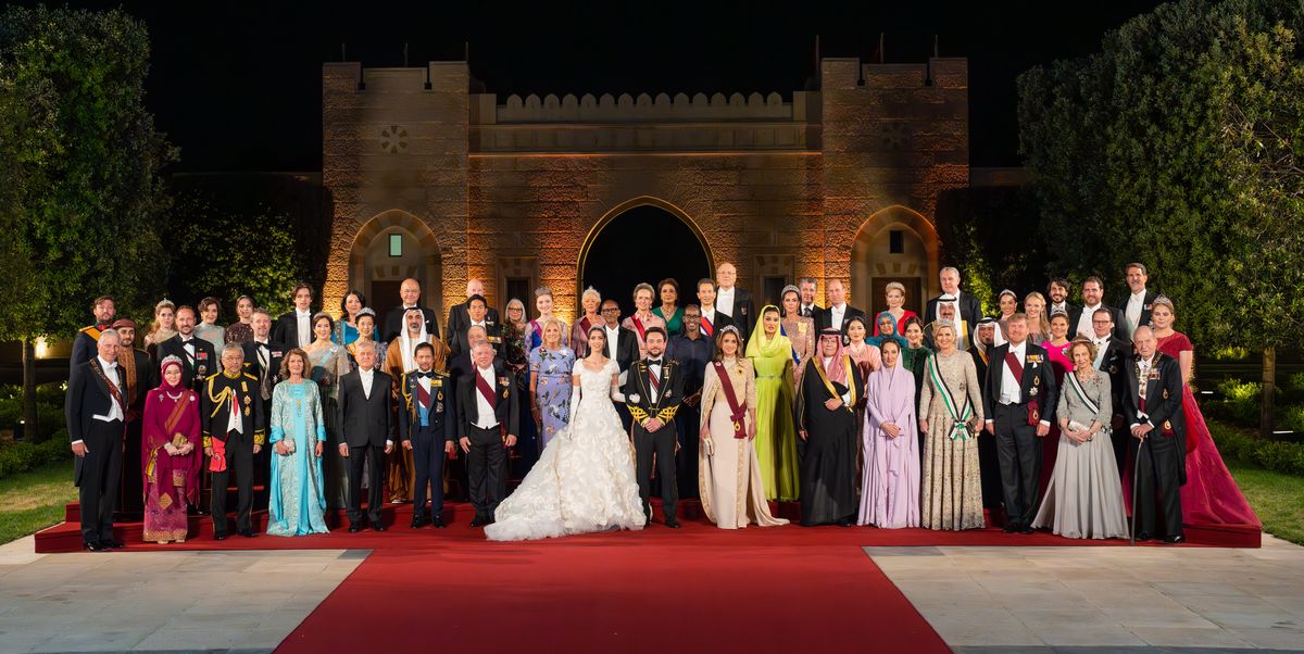 Royal Wedding: Prince Hussein and Rajwa Al Saif's Stunning Official Portrait Unveiled