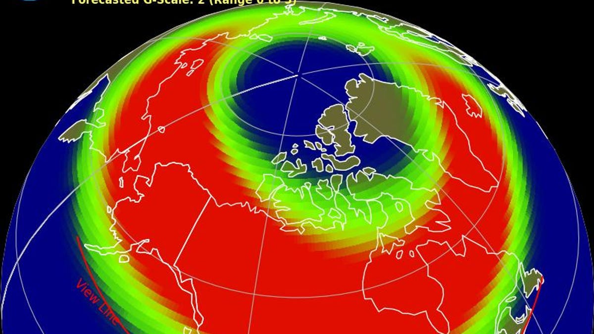 "Geomagnetic Storm Watch: Northern Lights Forecast for Multiple States"