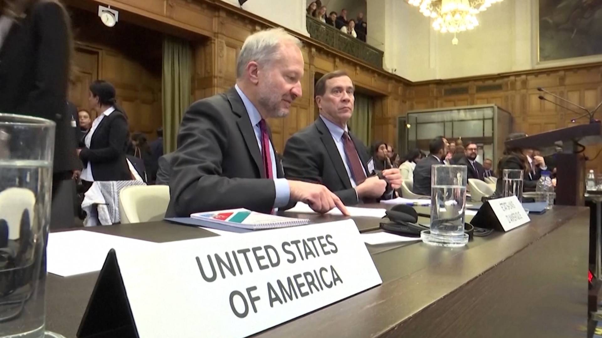 "International Court of Justice Hearings: U.S. and South Africa Debate Israeli Occupation and Palestinian Rights"