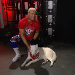 Featured image for "Cody Rhodes' Dog Pharaoh Steals the Show on WWE Raw"