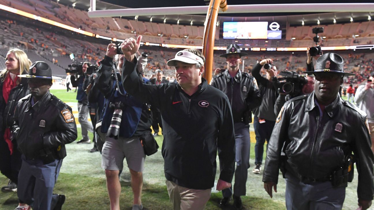 Georgia Ties SEC Win Streak Record with Dominant Victory over Tennessee