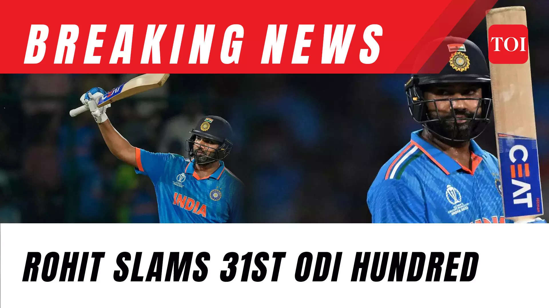 Featured image for Rohit Sharma's Record-Breaking Century Steals the Show in India vs Afghanistan Match