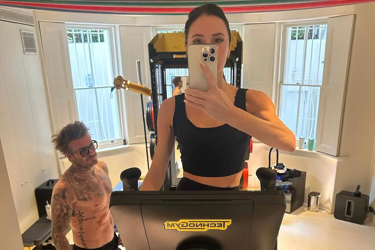 "Victoria and David Beckham's Playful Workout Banter Goes Viral"