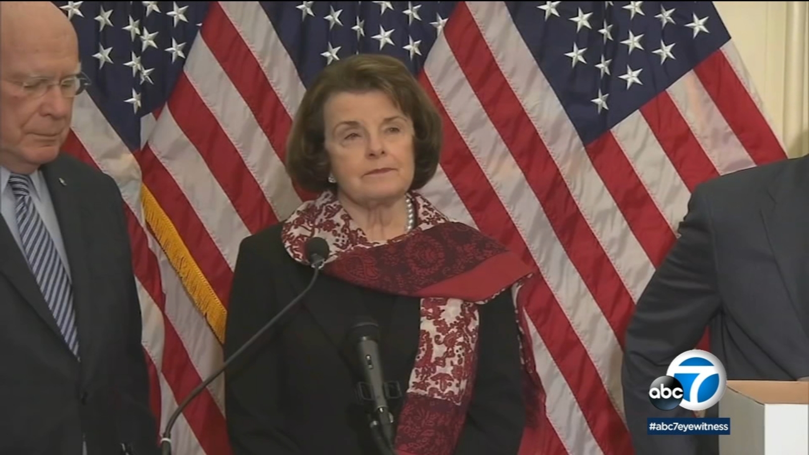 Calls for Sen. Feinstein's resignation prompt temporary Judiciary Committee replacement request.