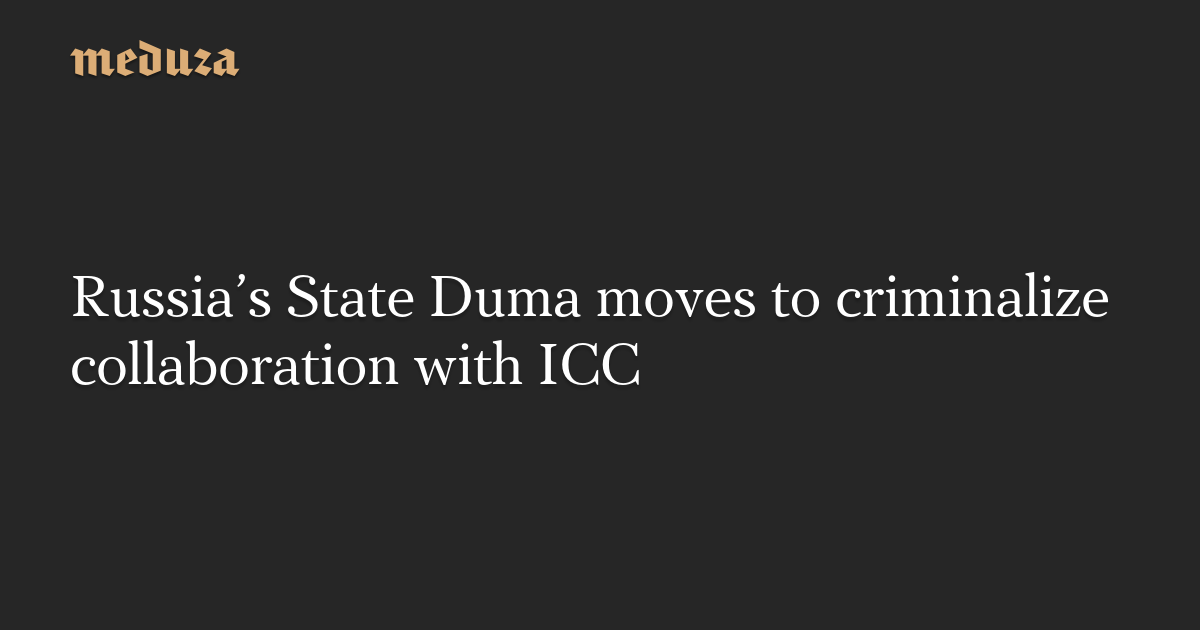 Featured image for Russian Officials Deny War Crime Allegations and Criminalize Collaboration with ICC