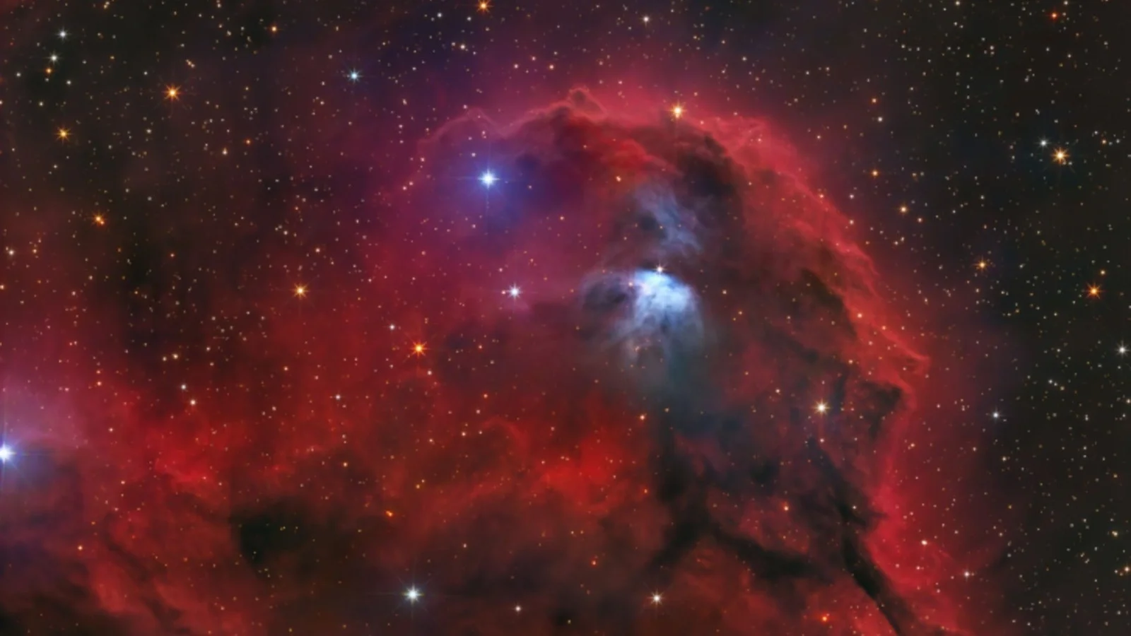 Nearly 70 Hours Unveil Orion’s Delicate Blue Reflection Nebula