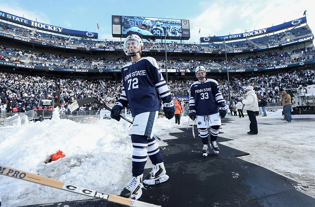Beaver Stadium Becomes Outdoor Hockey Showcase as MSU Edges PSU in OT