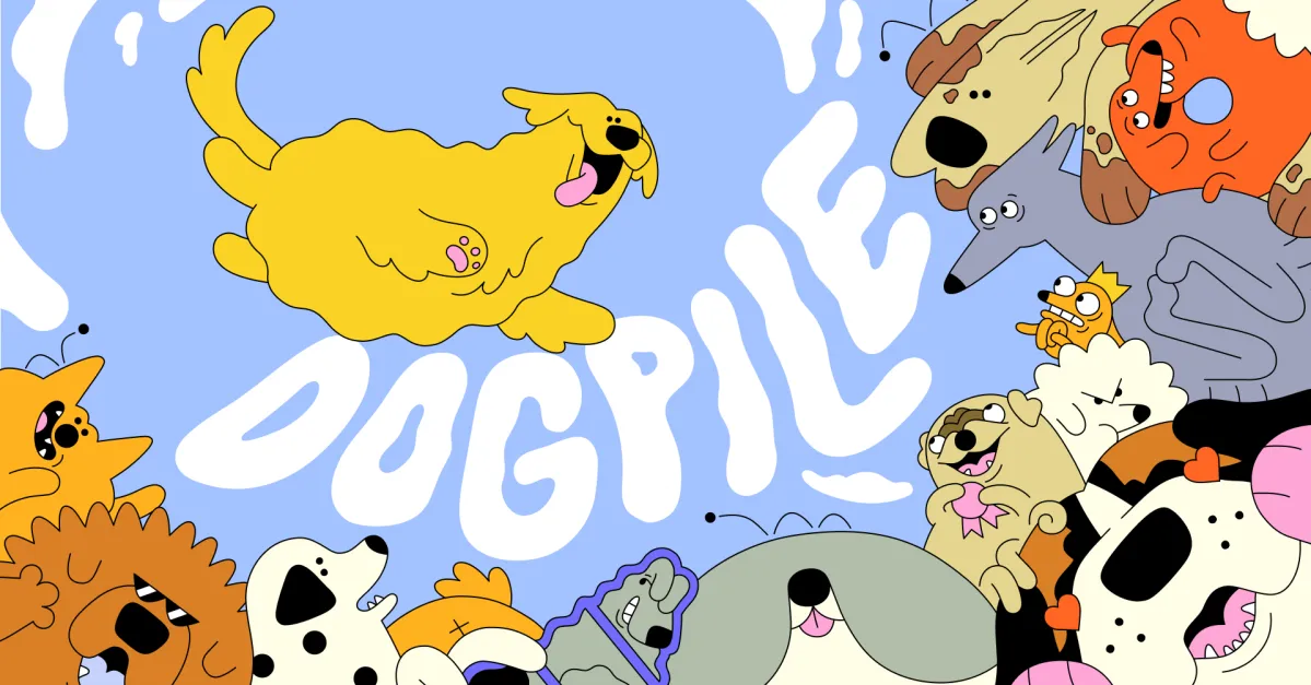 Featured image for Dogpile: A Puzzle Game Featuring Deckbuilding and Physics with Adorable Dogs