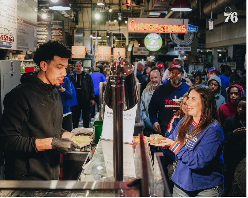 Featured image for "Philadelphia 76ers Unveil Reading Terminal Market-Inspired City Edition Jerseys for 2023-24 Season"