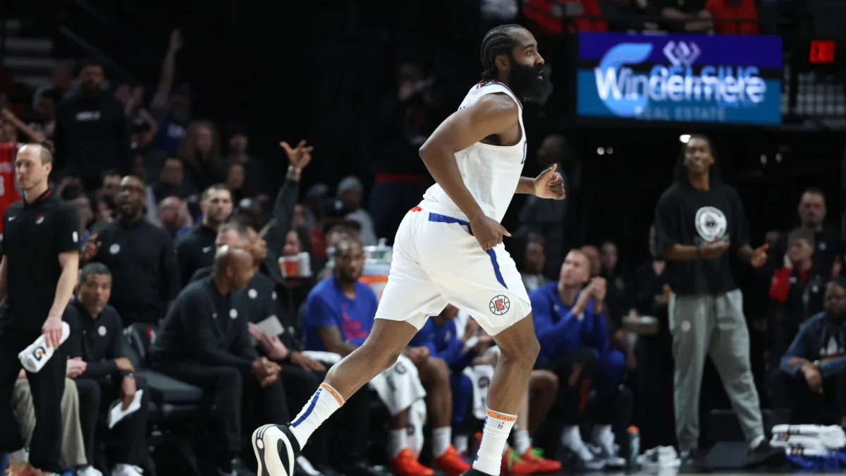 "James Harden's Unusual Defense Move on Teammate Kawhi Leonard Explained"