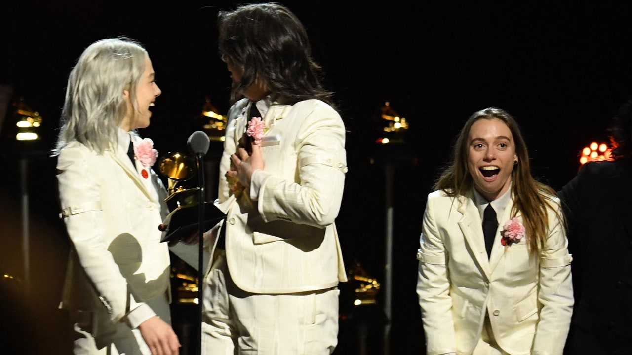 Featured image for "Boygenius Takes Home Best Rock Performance Award at 2024 Grammys"