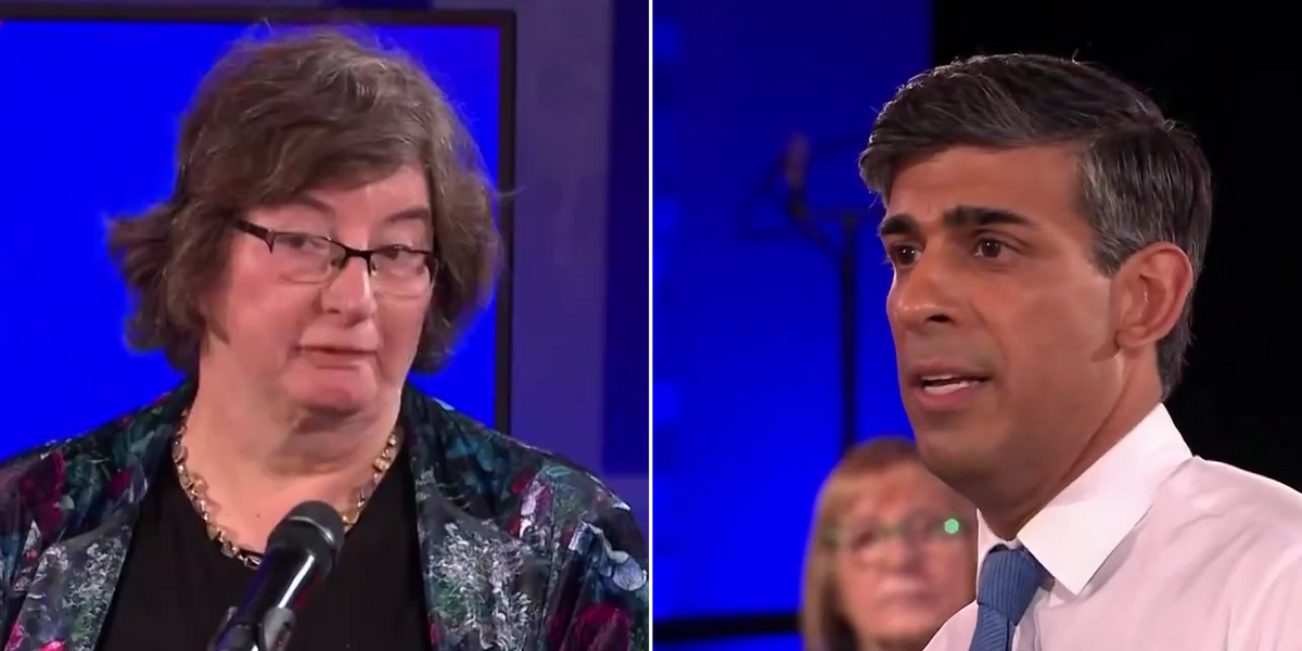 "Trans Voter Confronts Rishi Sunak Over LGBT Policies"