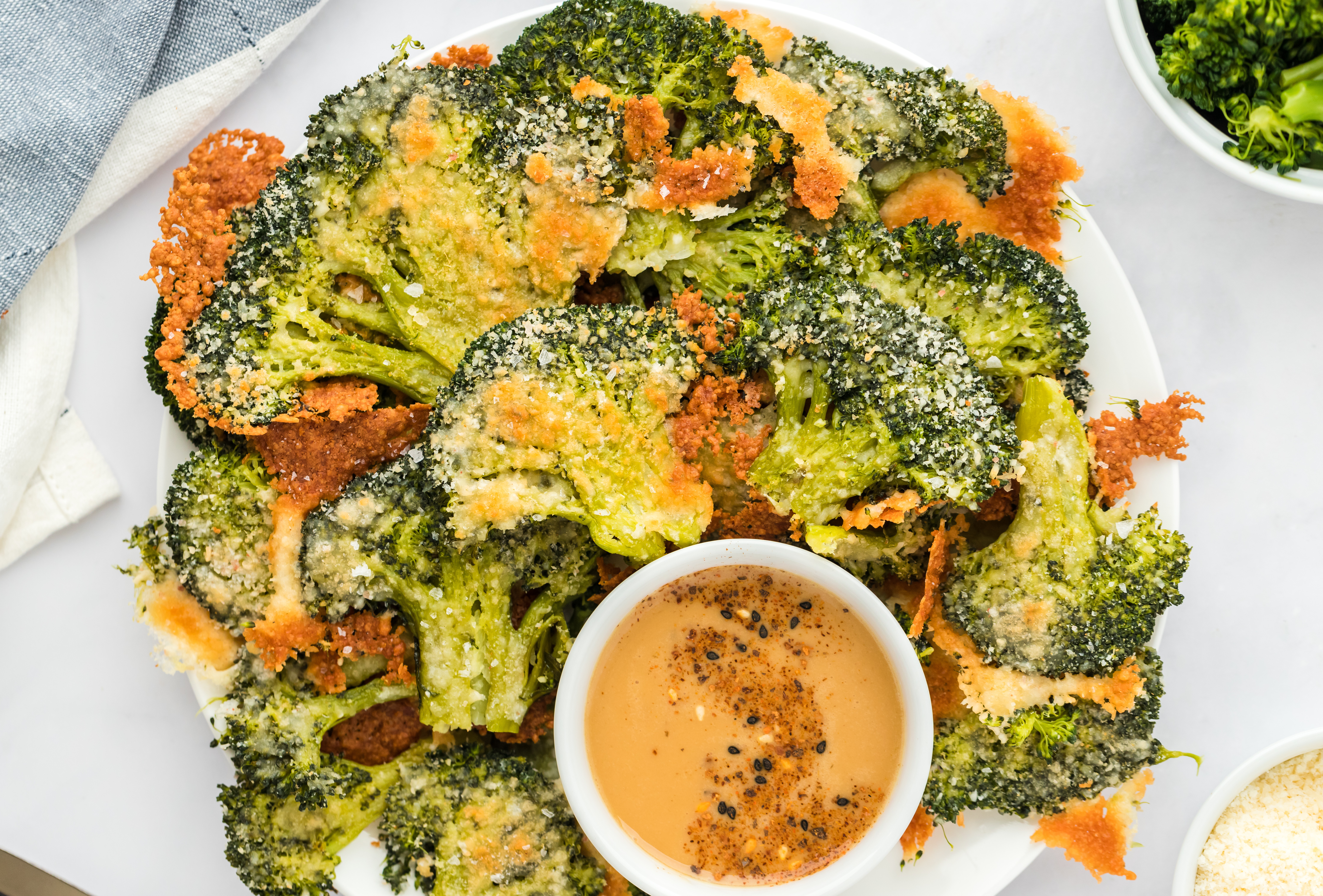 Featured image for "Deliciously Crispy Smashed Broccoli Parmesan Recipe"