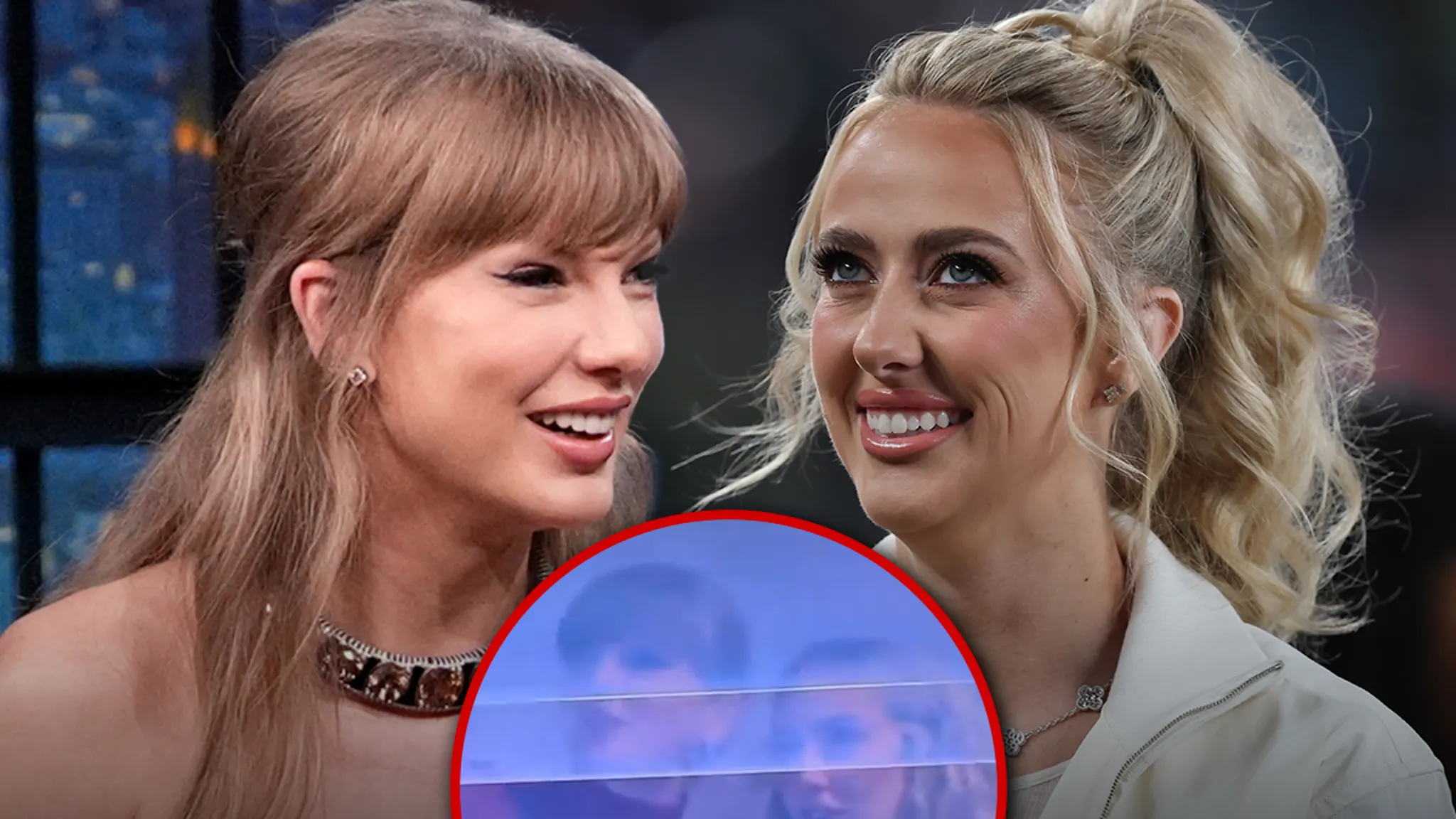 Featured image for Taylor Swift and Brittany Mahomes Shine in Red at Chiefs Game