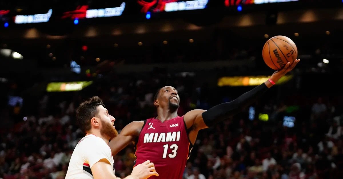 Blazers Pursuing Trade for Heat Center Bam Adebayo