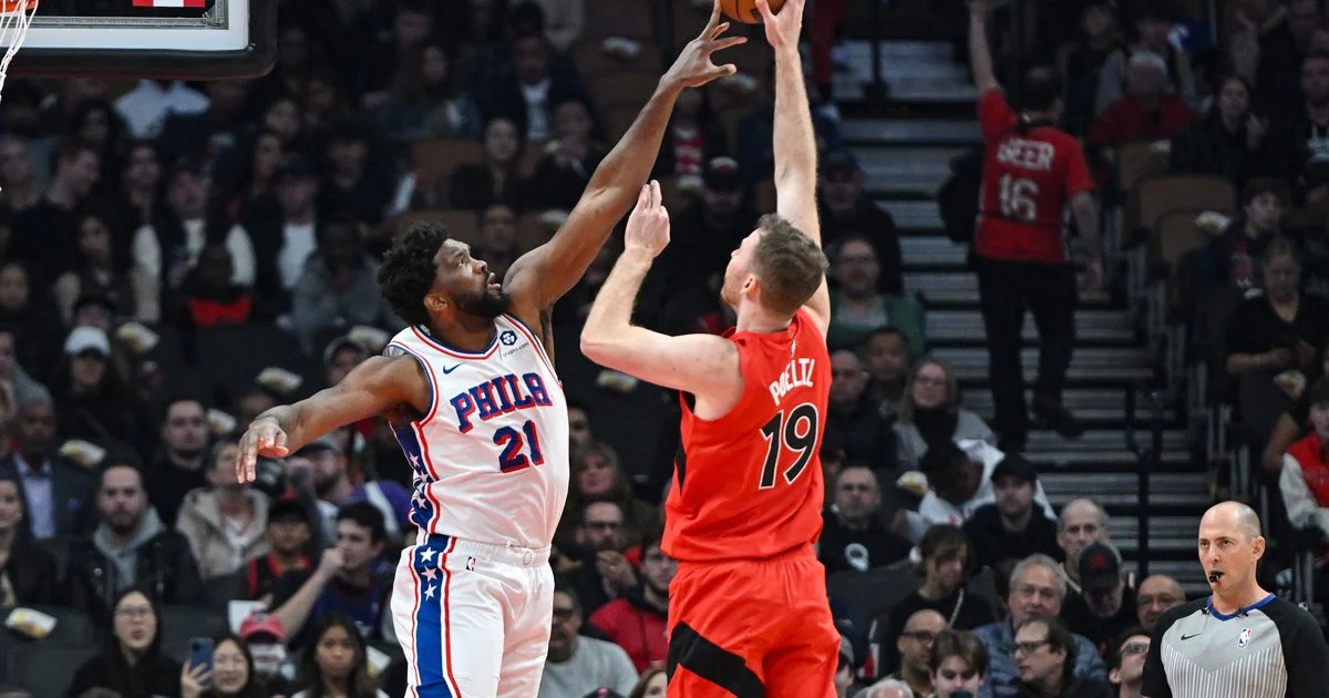 "Embiid and Maxey Shine as Sixers Triumph over Raptors"