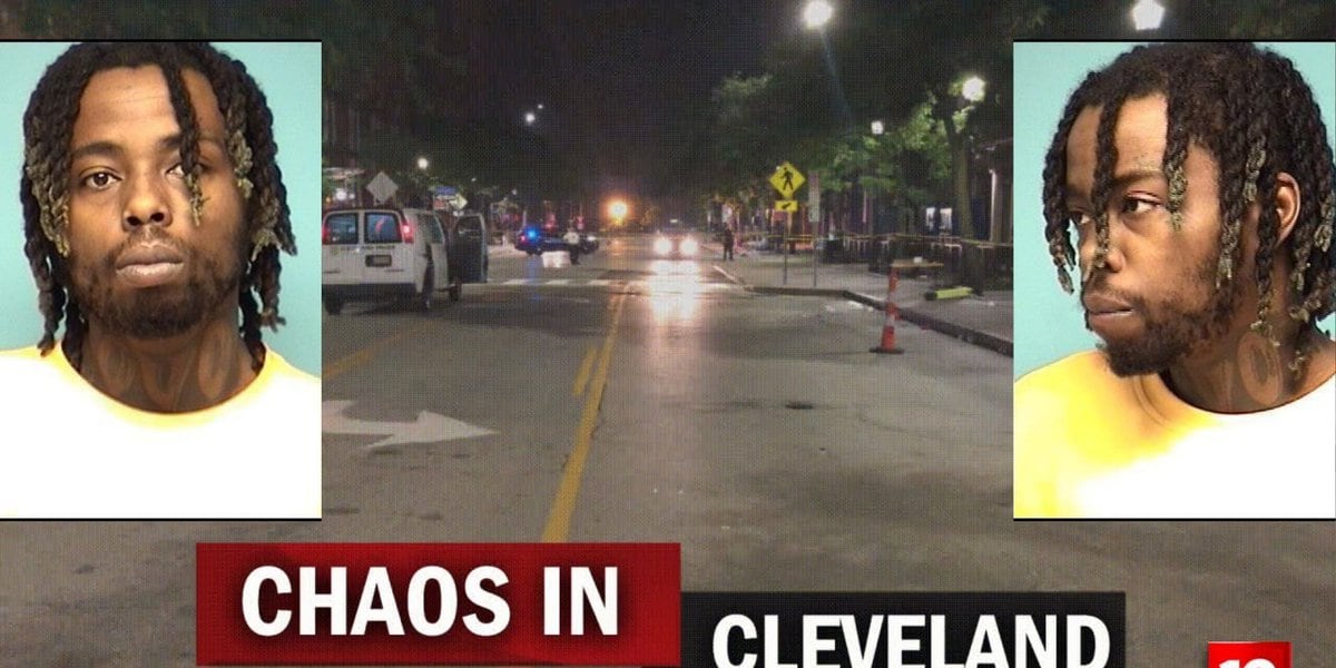 Arrest made in downtown Cleveland mass shooting, 9 injured