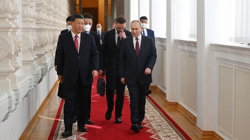 Xi and Putin's Moscow talks raise concerns over China's role in Ukraine peace.