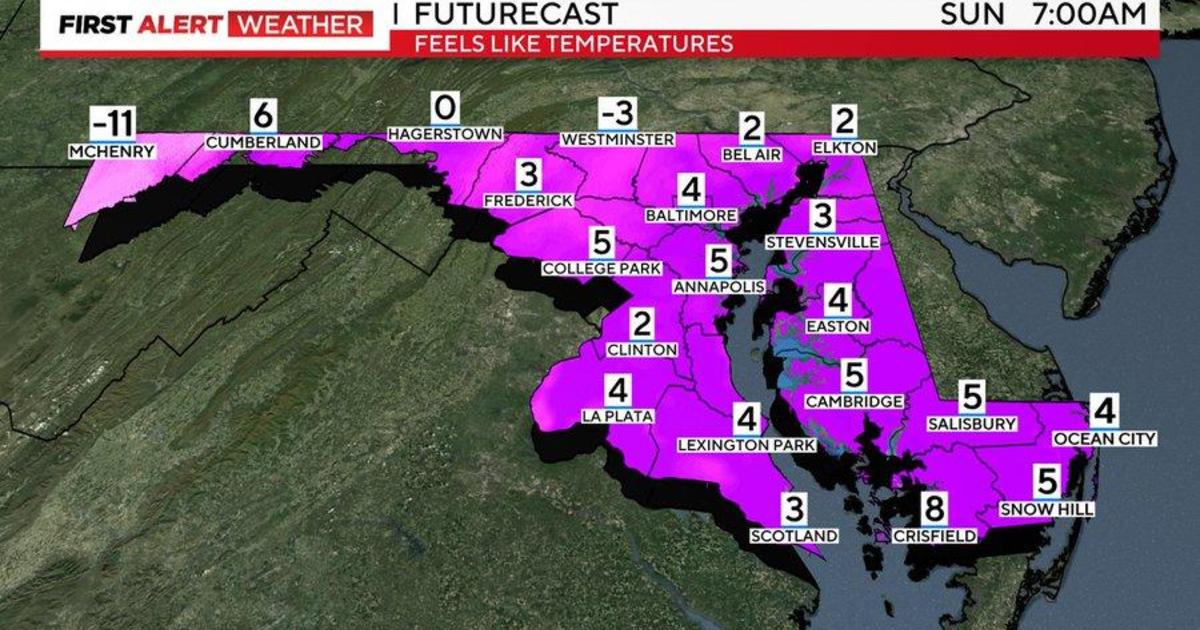 "Chilling Conditions: Maryland Braces for Dangerous Cold and Sunny Skies Post-Snow Storm"
