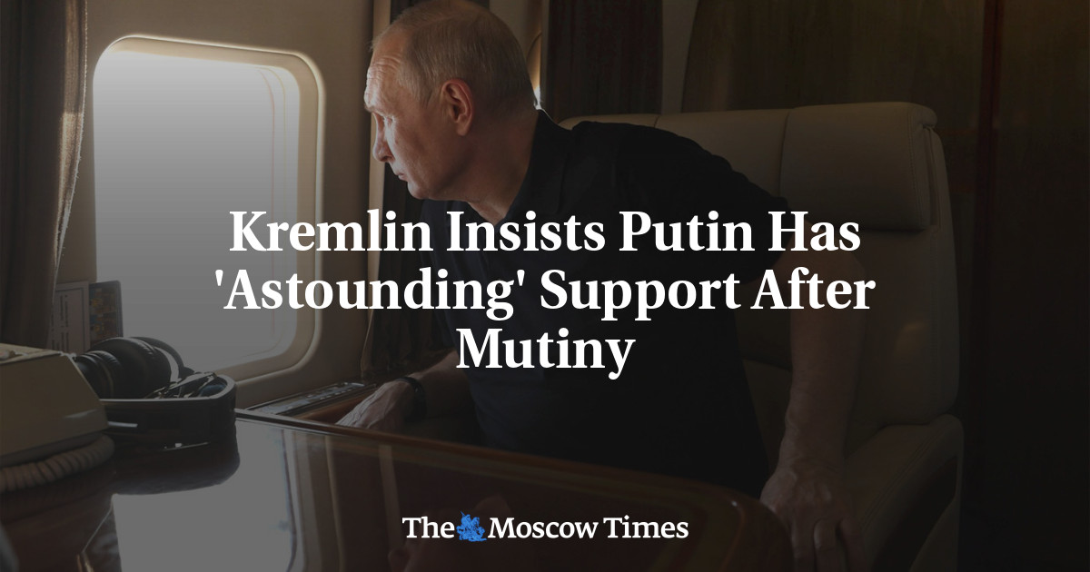 "Kremlin's PR Crisis Control: Assessing Putin's Support Amid Mutiny"
