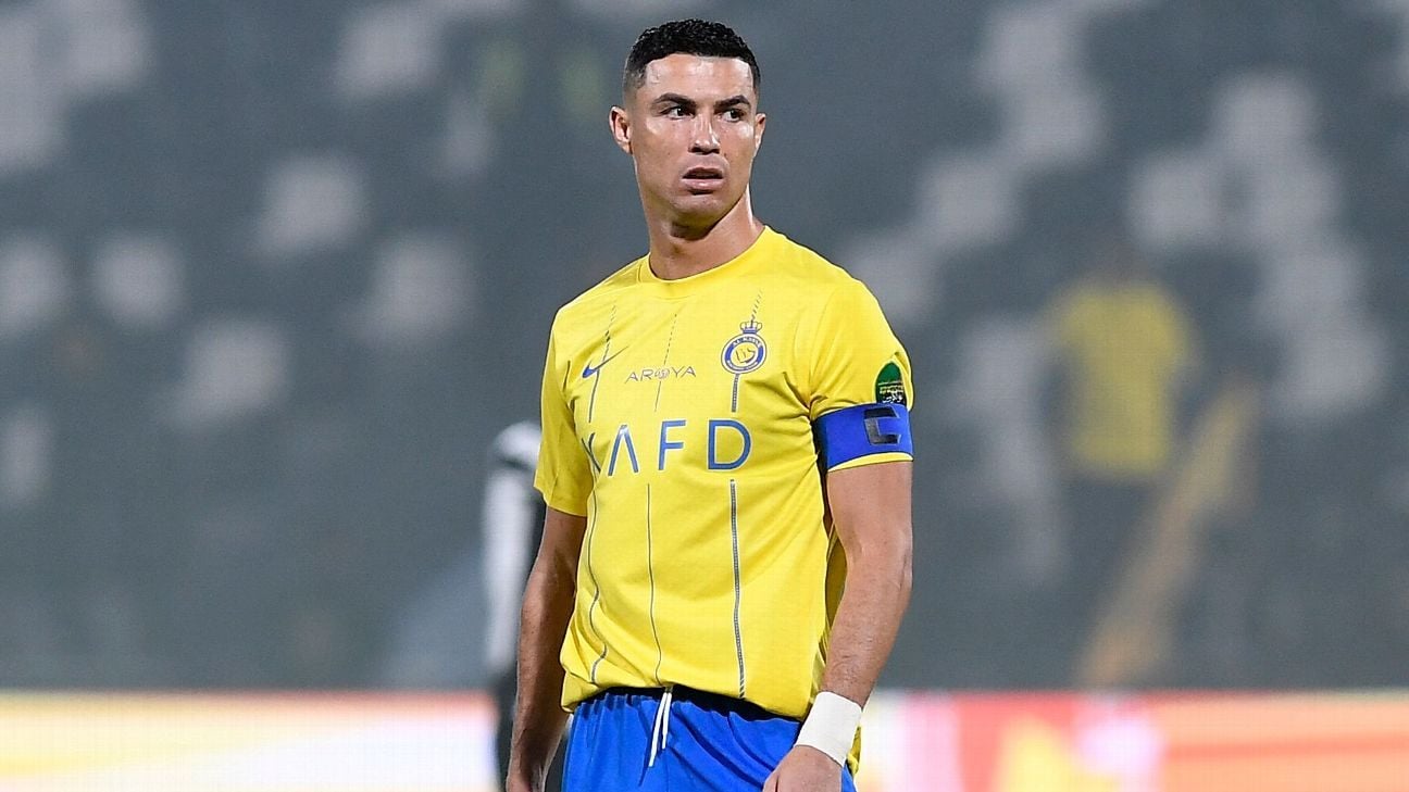 Featured image for "Cristiano Ronaldo Receives 1-Match Ban for Obscene Gesture in Saudi League"