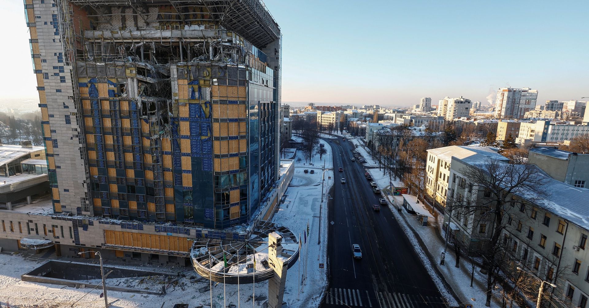 Featured image for "Continued Resilience: Ukraine Endures Russian Attacks in Second City"