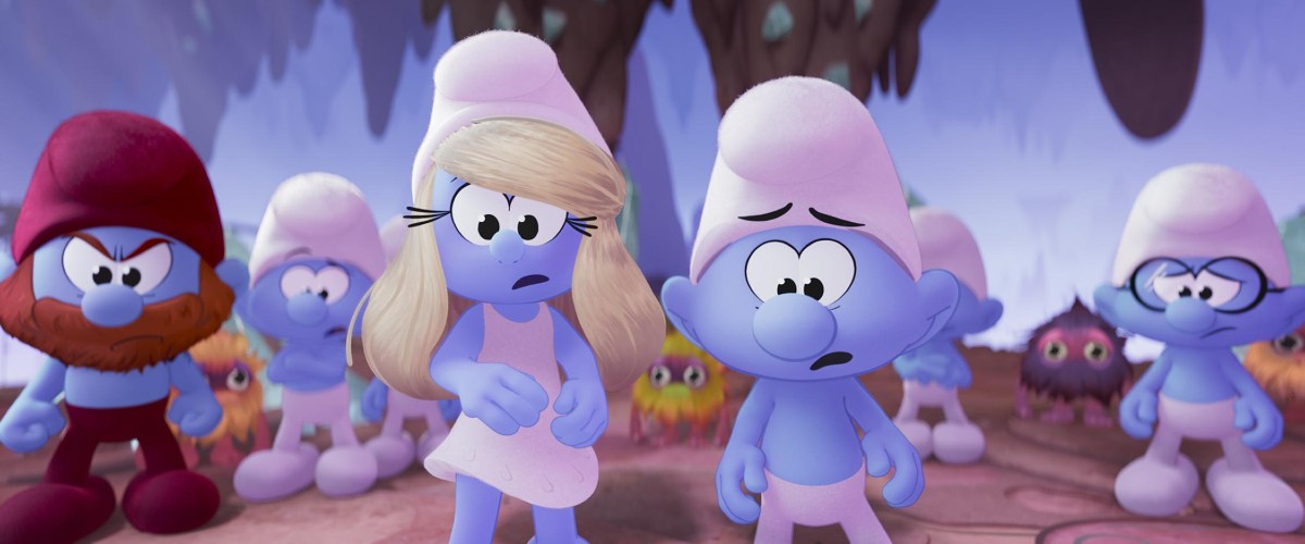 Featured image for Rihanna and James Corden's 'Smurfs' Film Sparks Mixed Reactions