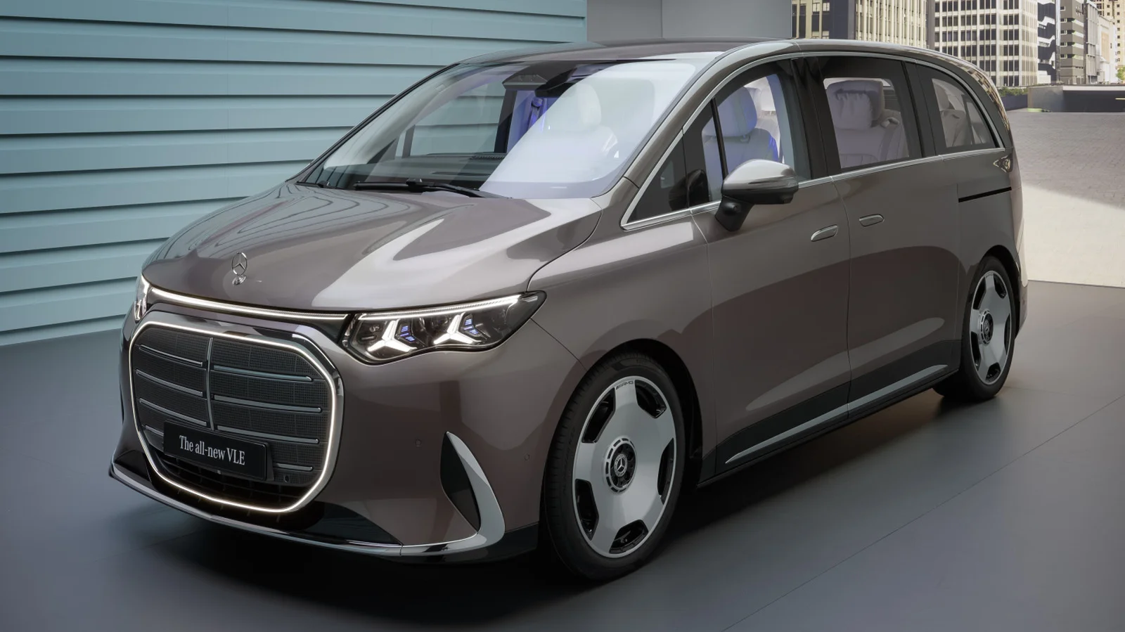Mercedes-Benz VLE Lands in the U.S. as a Luxury Electric Van with a 31-Inch Rear Screen