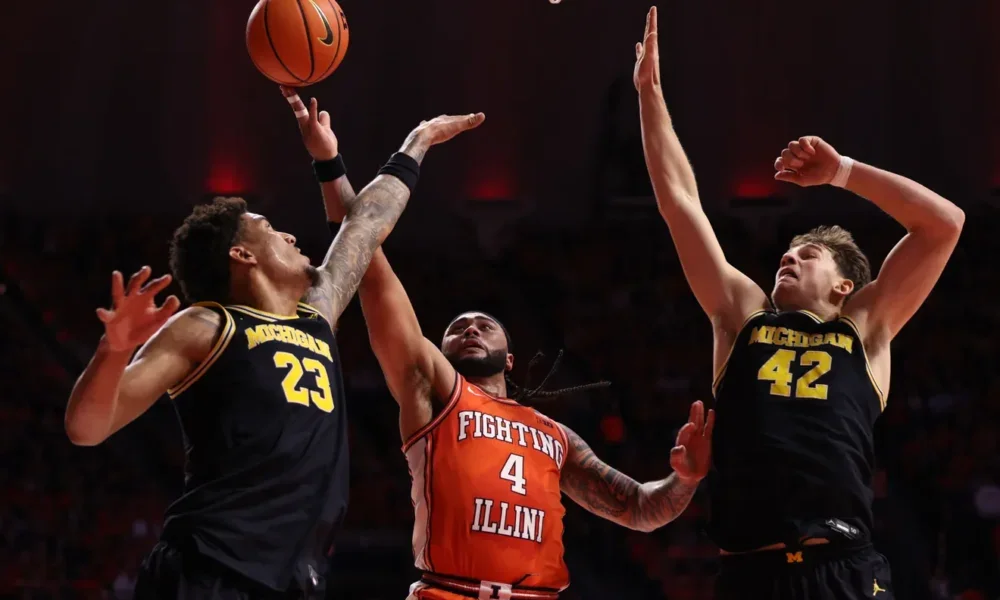 Michigan Clinches Big Ten Title Behind Dominant Frontcourt Against Illinois